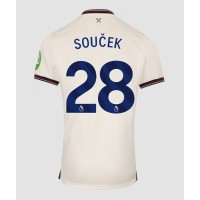 West Ham United Tomas Soucek #28 Vonkajší futbalový dres 2025-26 Krátky Rukáv